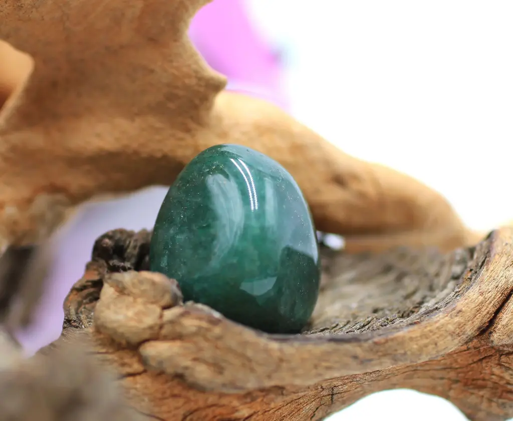 Aventurine verte roulée