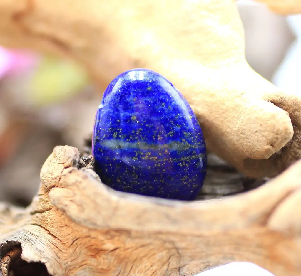 Pendentif foré en Lapis-Lazuli