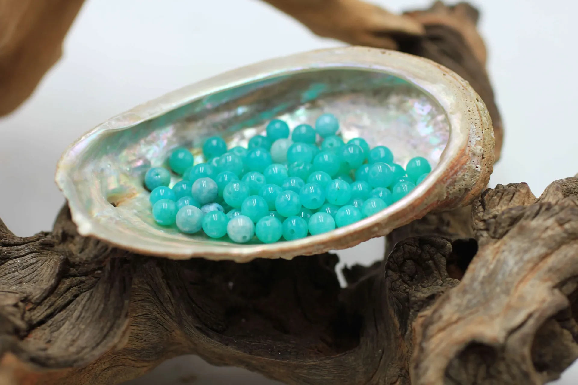 Perle 6mm en Amazonite du Pérou