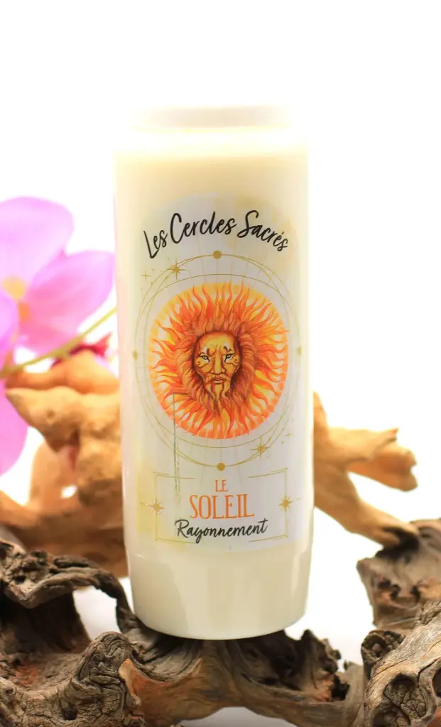 Bougie neuvaine Soleil