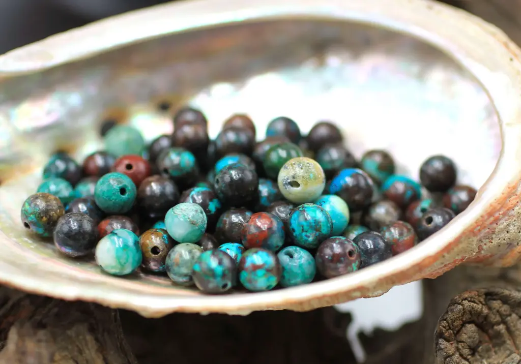 Perle 6mm en Chrysocolle 