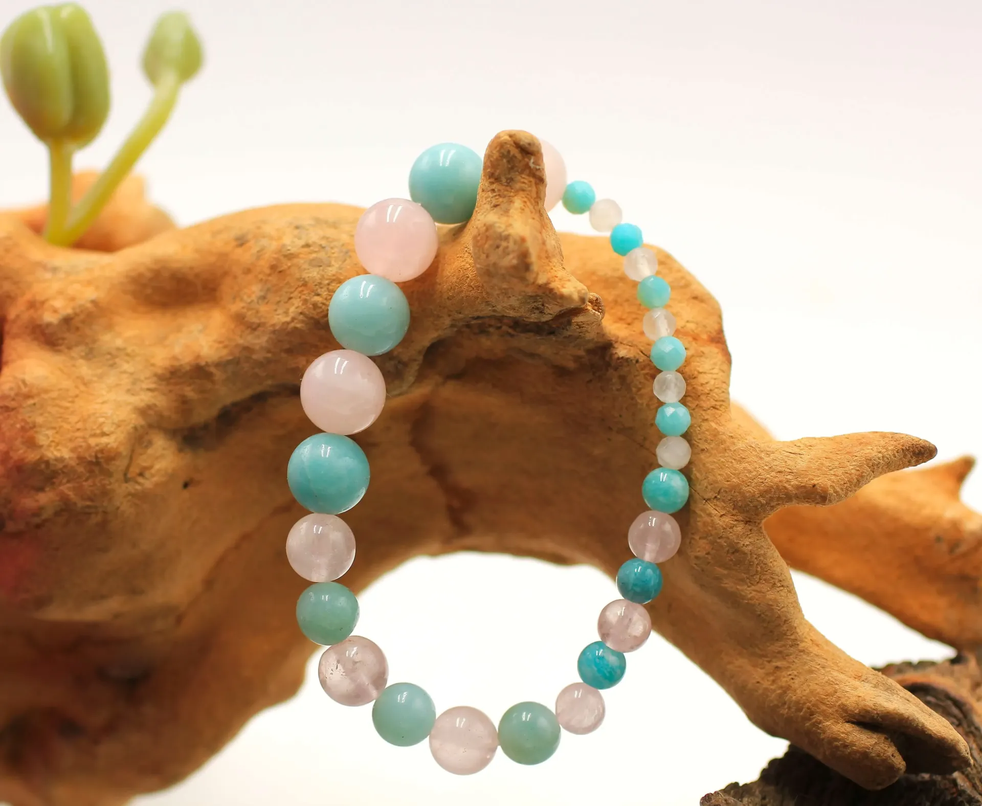 Bracelet en perles 8mm "Infinity Love"