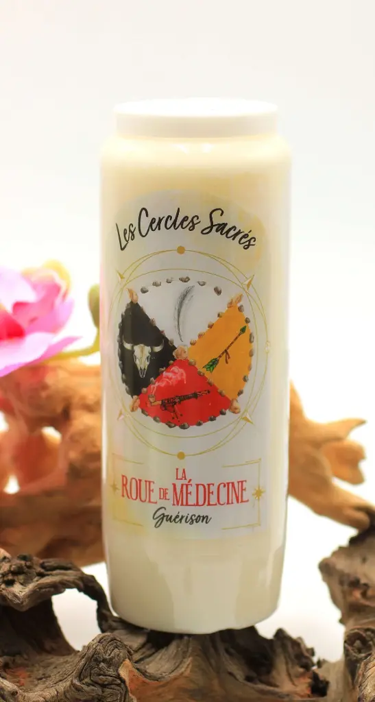 Bougie neuvaine La roue de la médecine