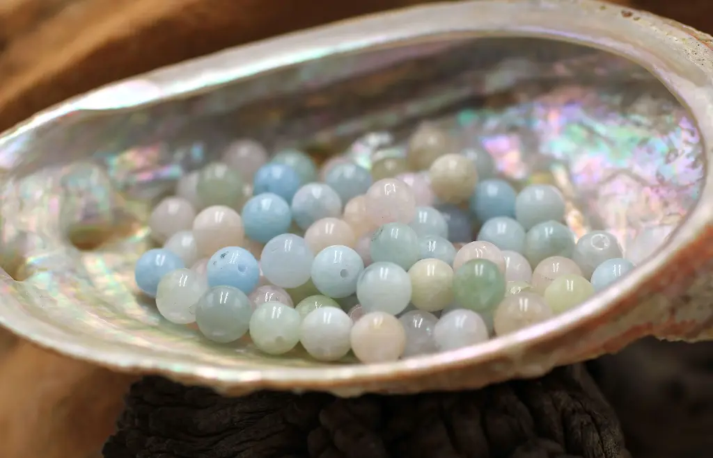 Perle 6mm en Triple Béryls