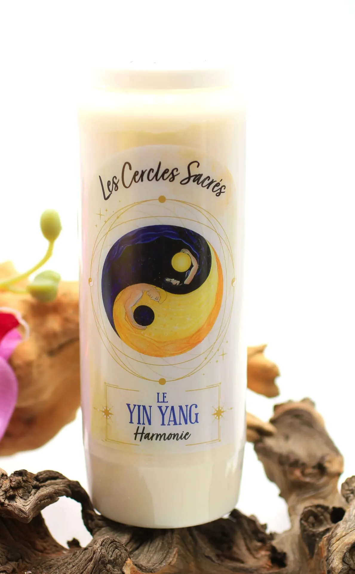 Bougie neuvaine Le Yin Yang
