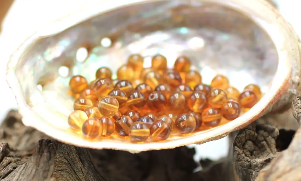 Perle 6mm en Tourmaline jaune