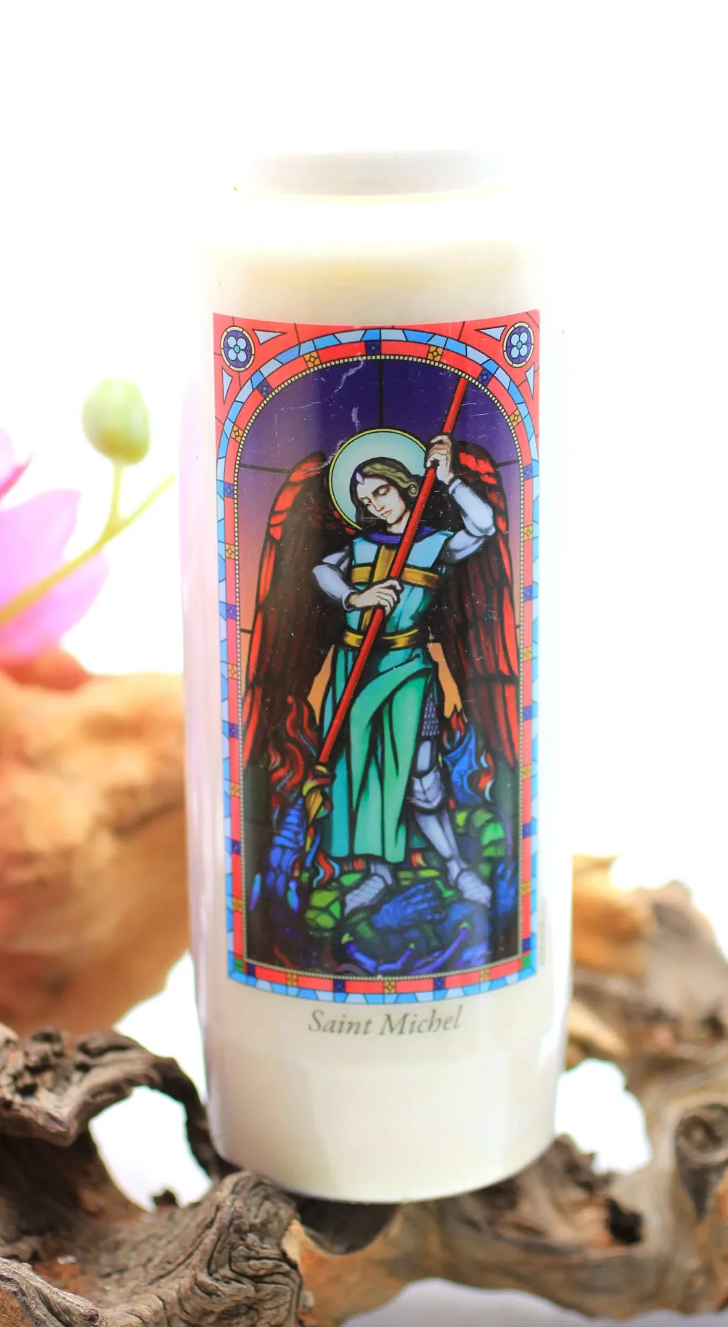 Bougie neuvaine Saint Michel