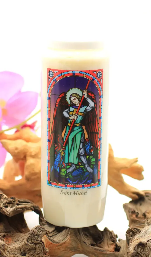 Bougie neuvaine Saint Michel