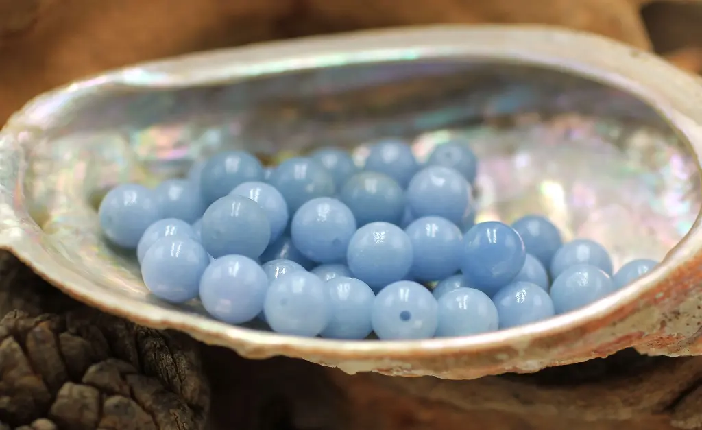 Perle 8mm en Angélite