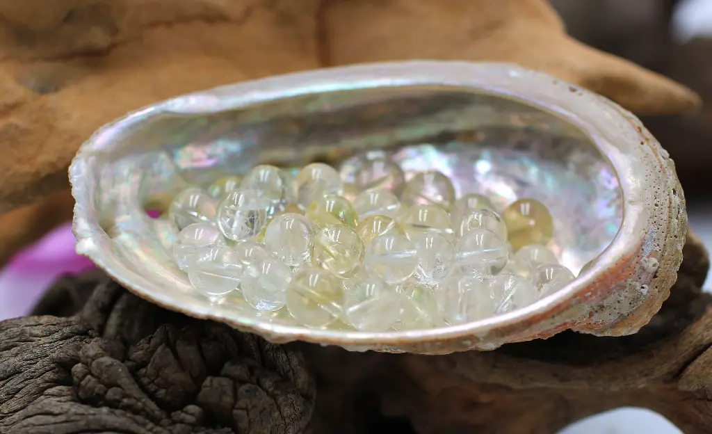 Perle 8mm en Citrine naturelle