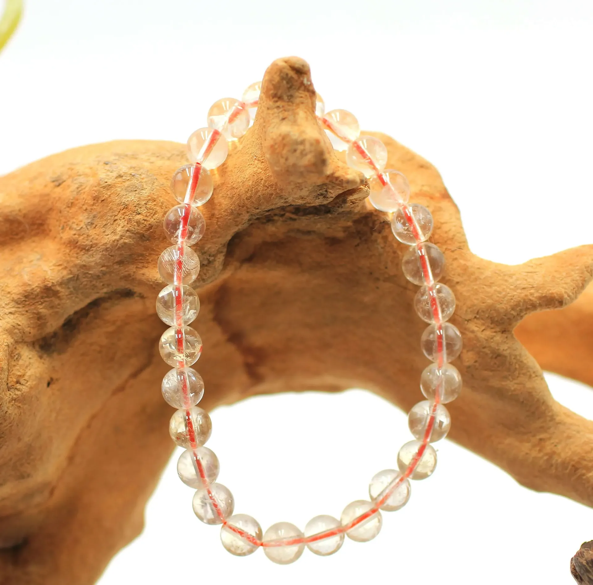 Bracelet en perles 6mm en Citrine naturelle