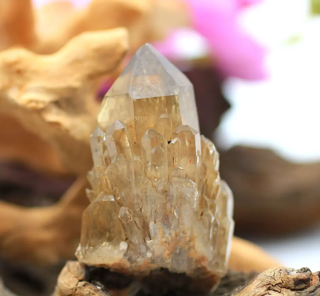 Pointe brute en Citrine naturelle