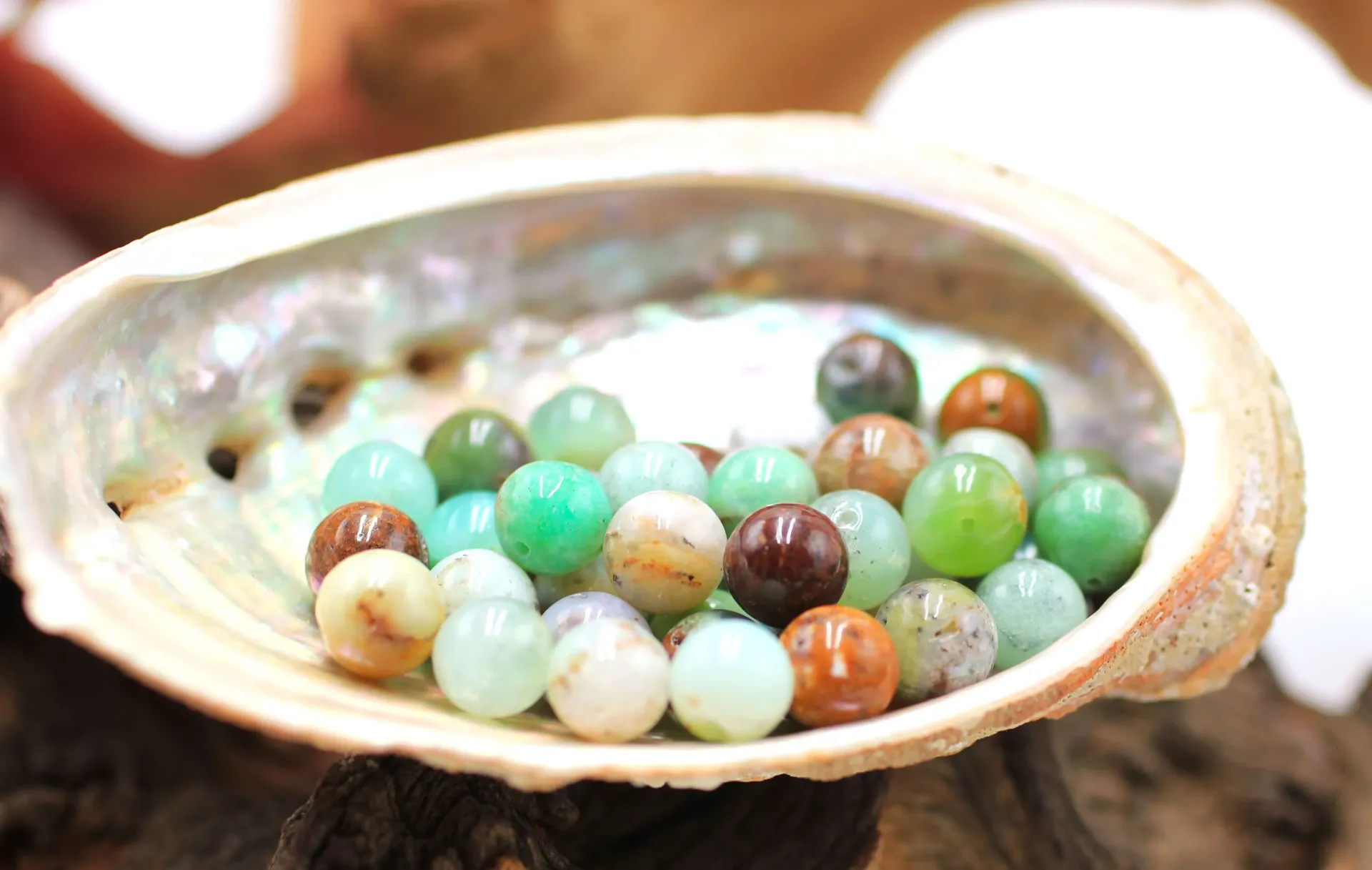 Perle 8mm en Chrysoprase