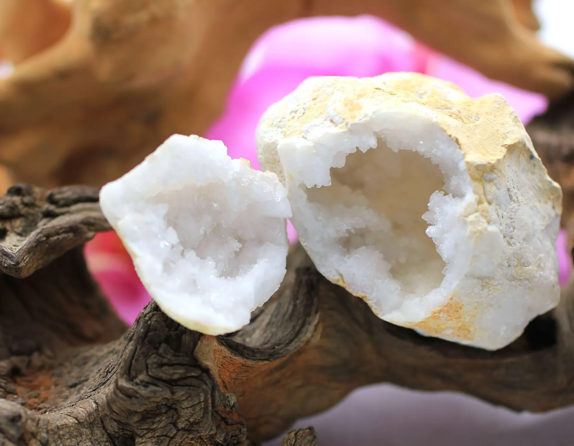 Géode en Cristal de roche