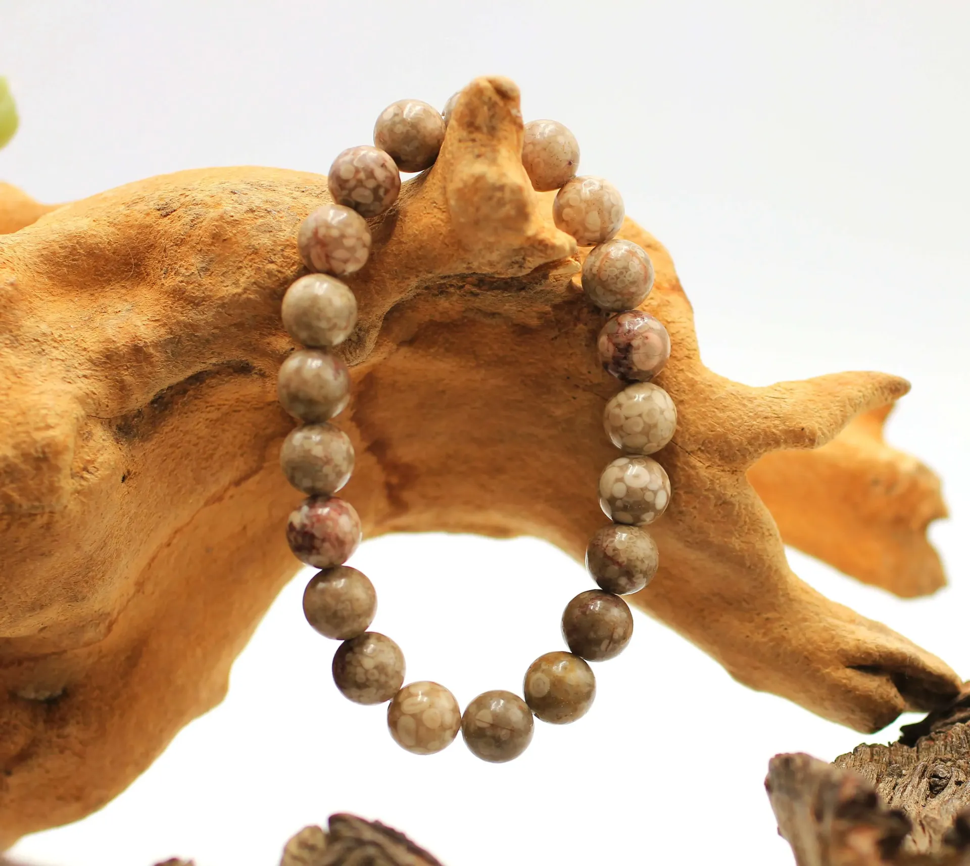 Bracelet en perles 8mm en Agate turitelle