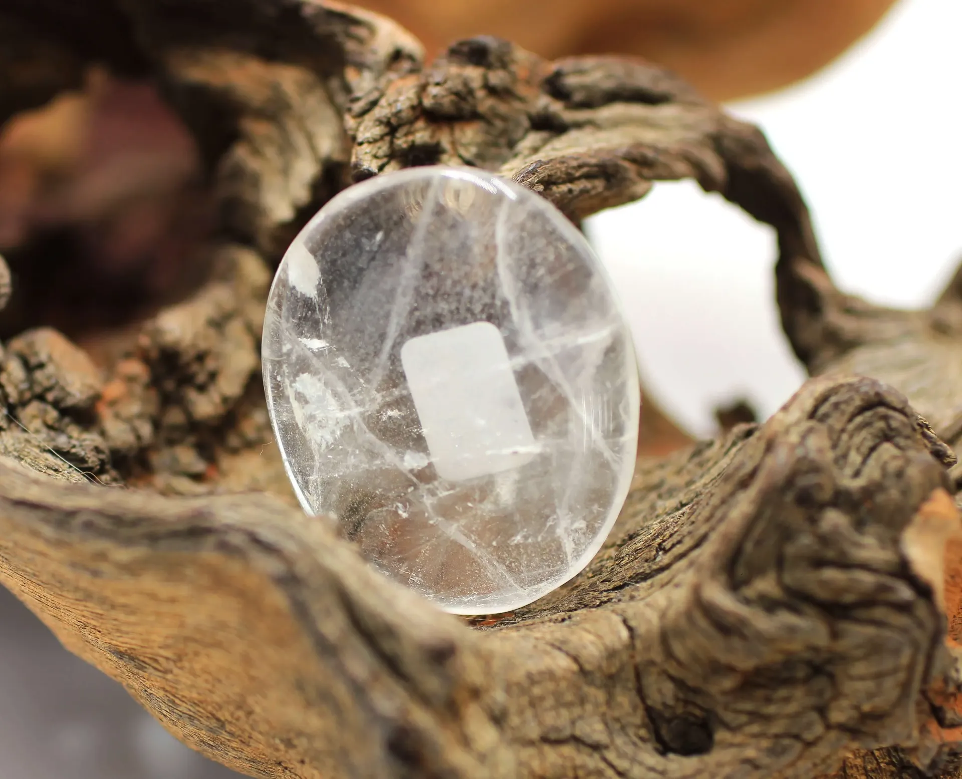 Galet "Anti-stress" en Cristal de roche