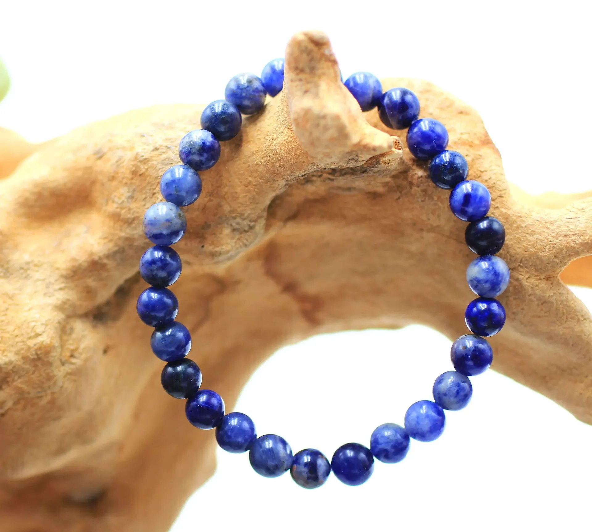 Bracelet en perles 6mm en Sodalite