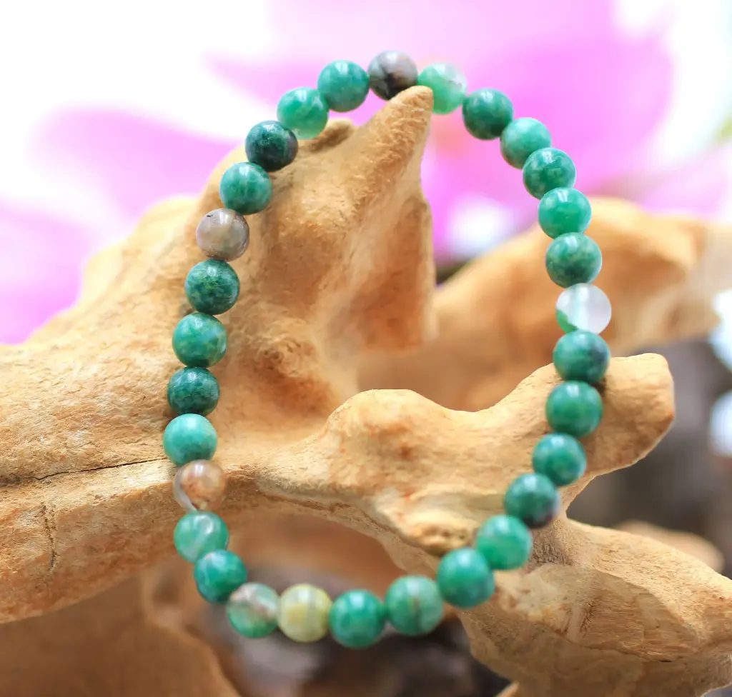 Bracelet en perles 6mm en Budstone