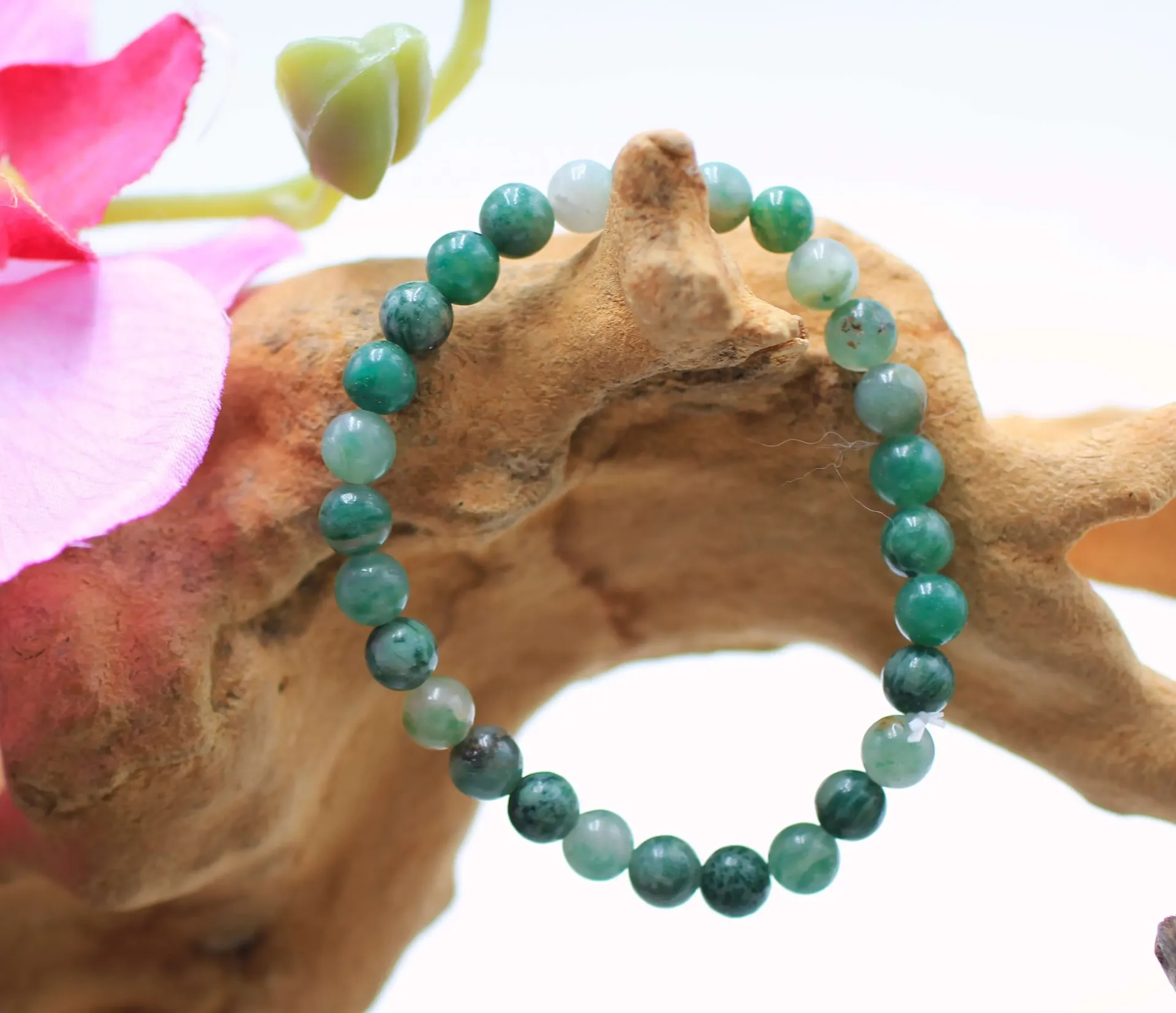 Bracelet en perles 6mm en Budstone