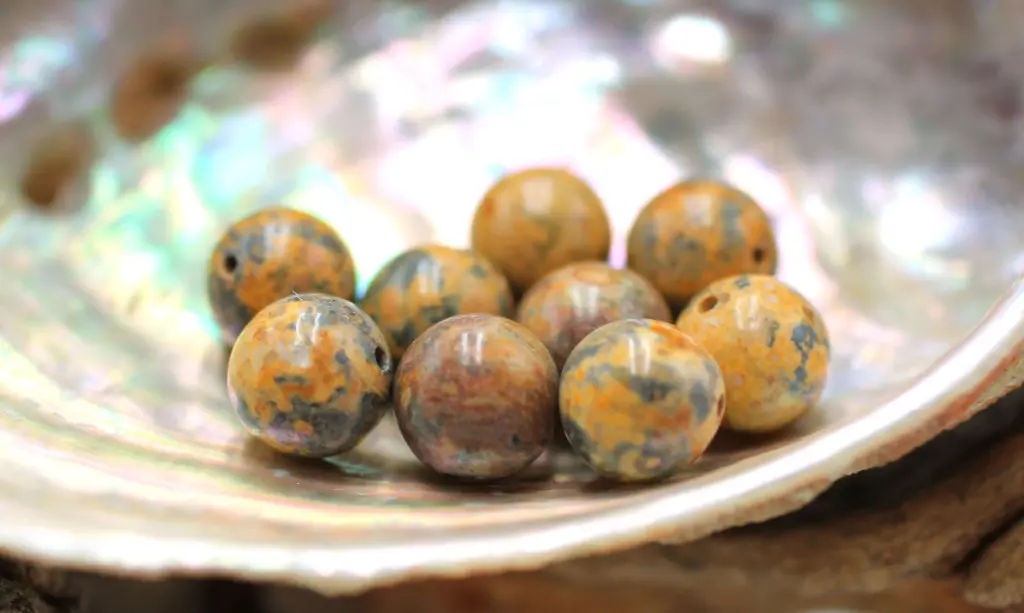 Perle 10mm en Jaspe léopard