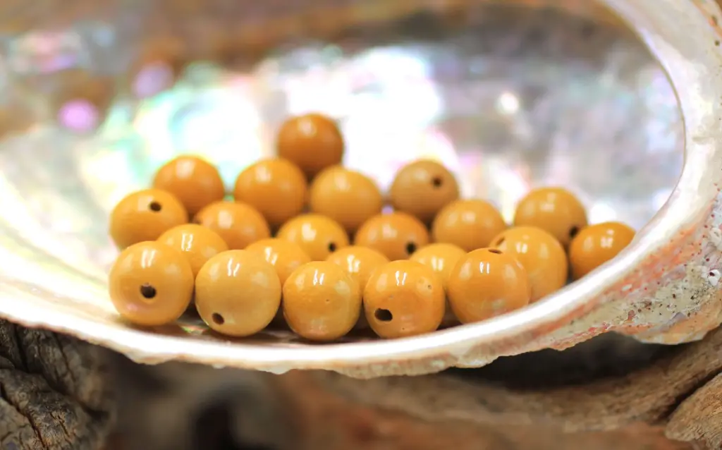 Perle 8mm en Jaspe jaune