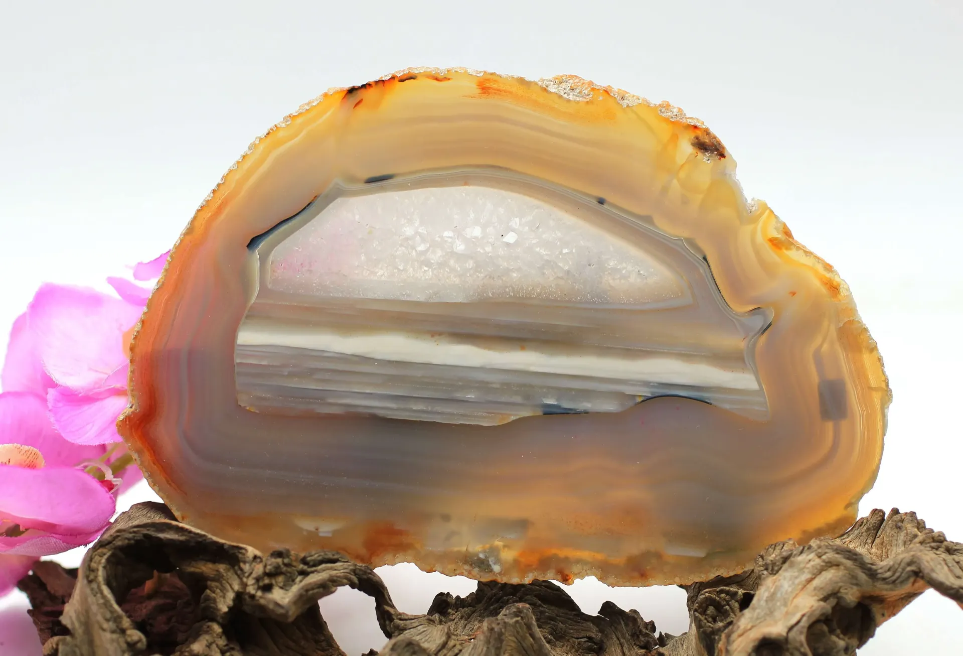 Tranche en Agate du Botswana