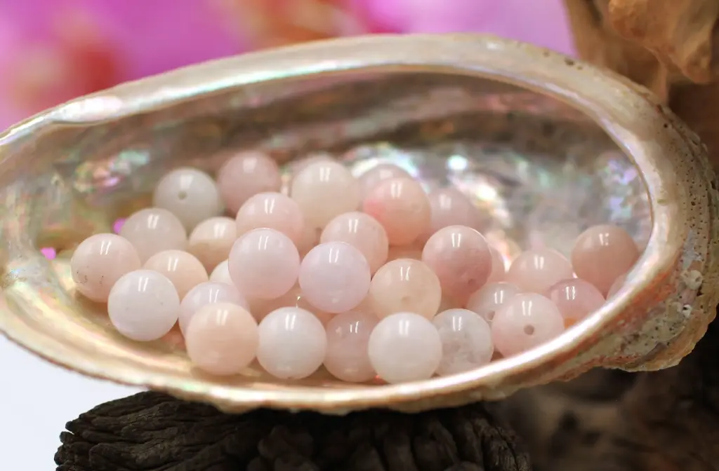 Perle 8mm en Morganite