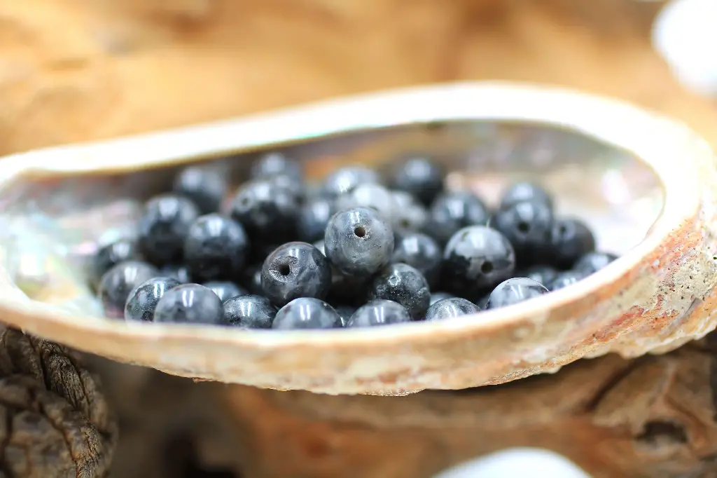 Perle 8mm en Larvikite