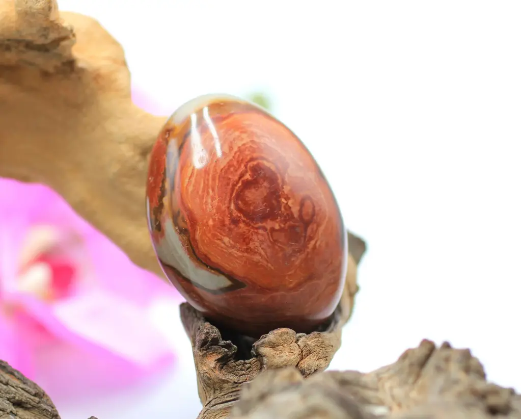 Galet en Jaspe polychrome