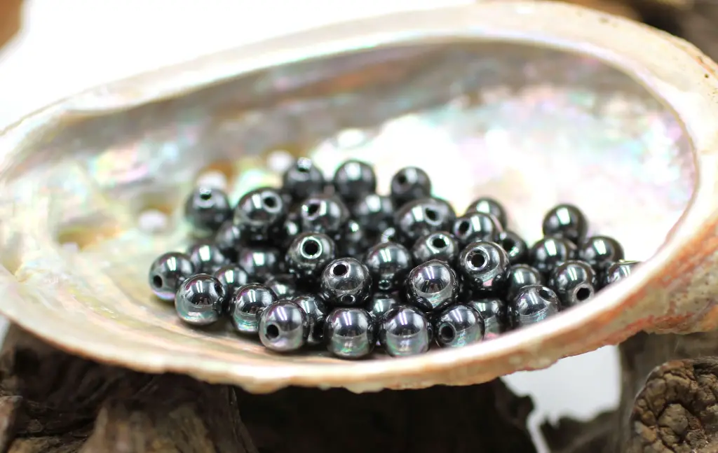 Perle 6mm en Hématite