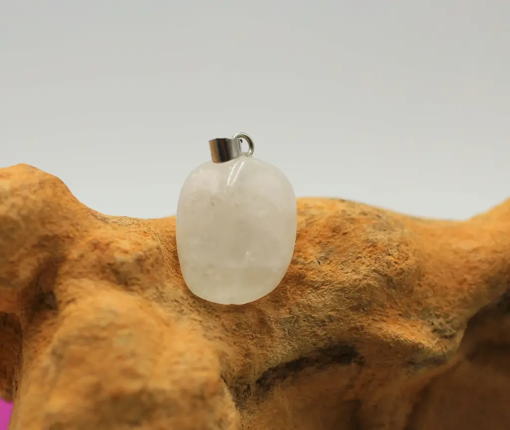 Pendentif en Quartz rose