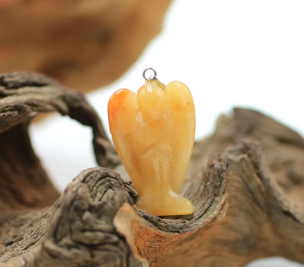 Pendentif Ange en Cornaline