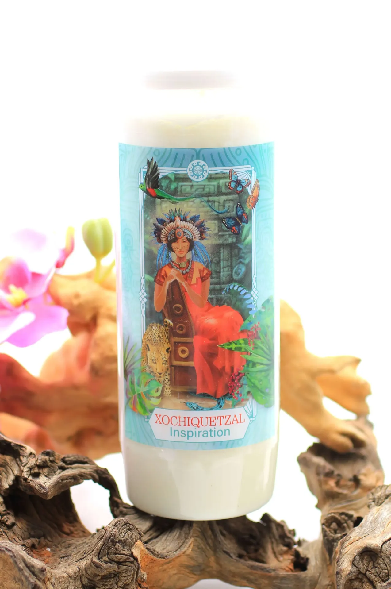 Bougie neuvaine Xochiquetzal