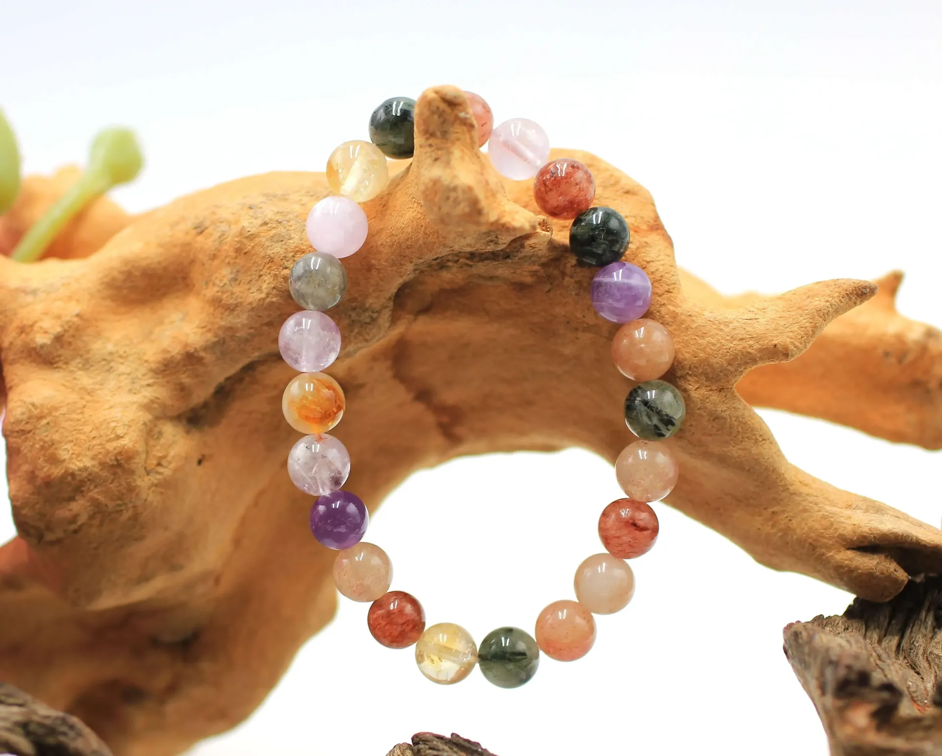 Bracelet en perles 8mm en Auralite 23