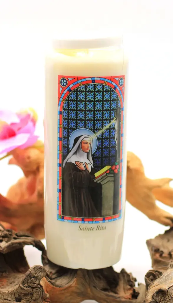 Bougie neuvaine Sainte Rita