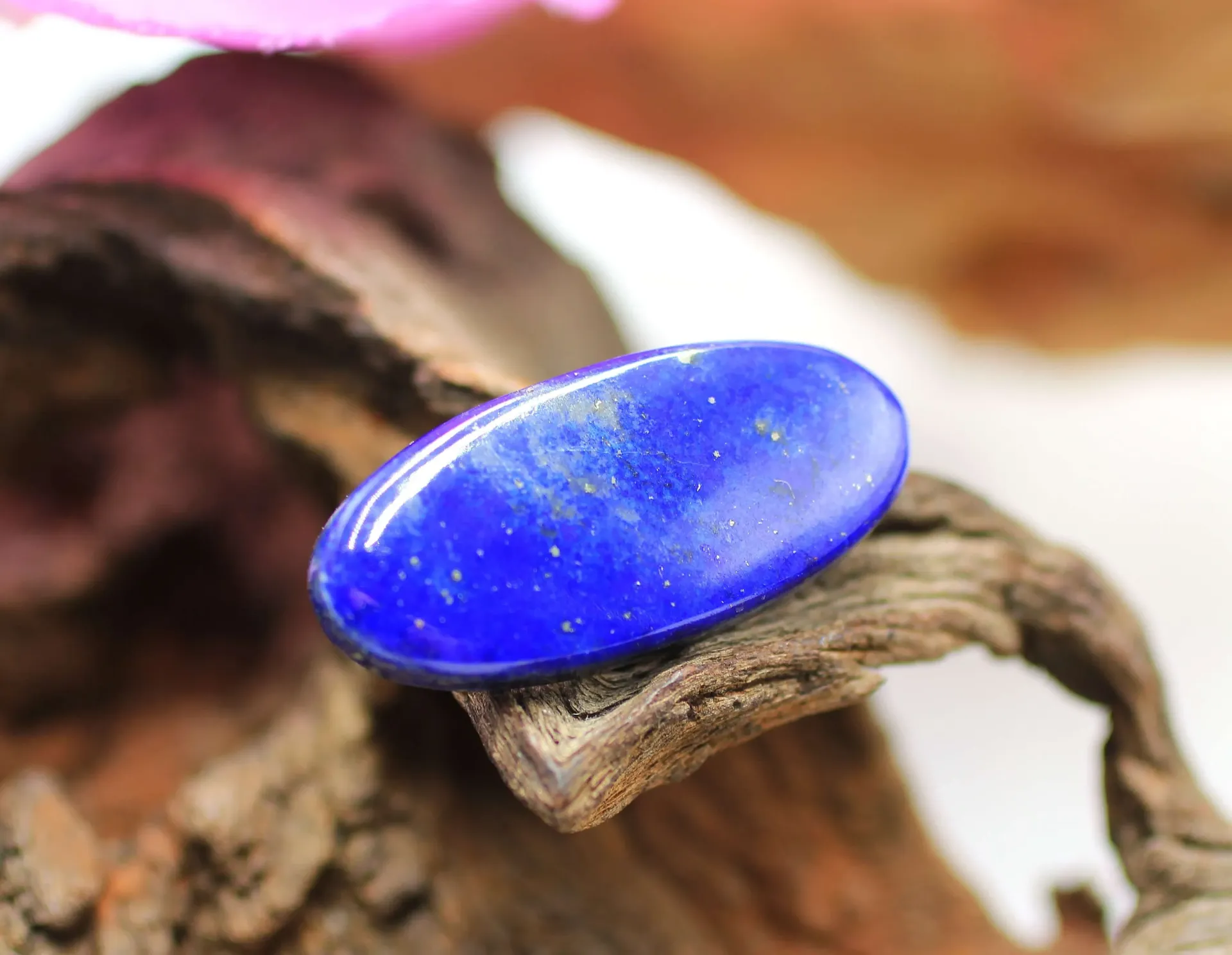 Cabochon en Lapis-lazuli