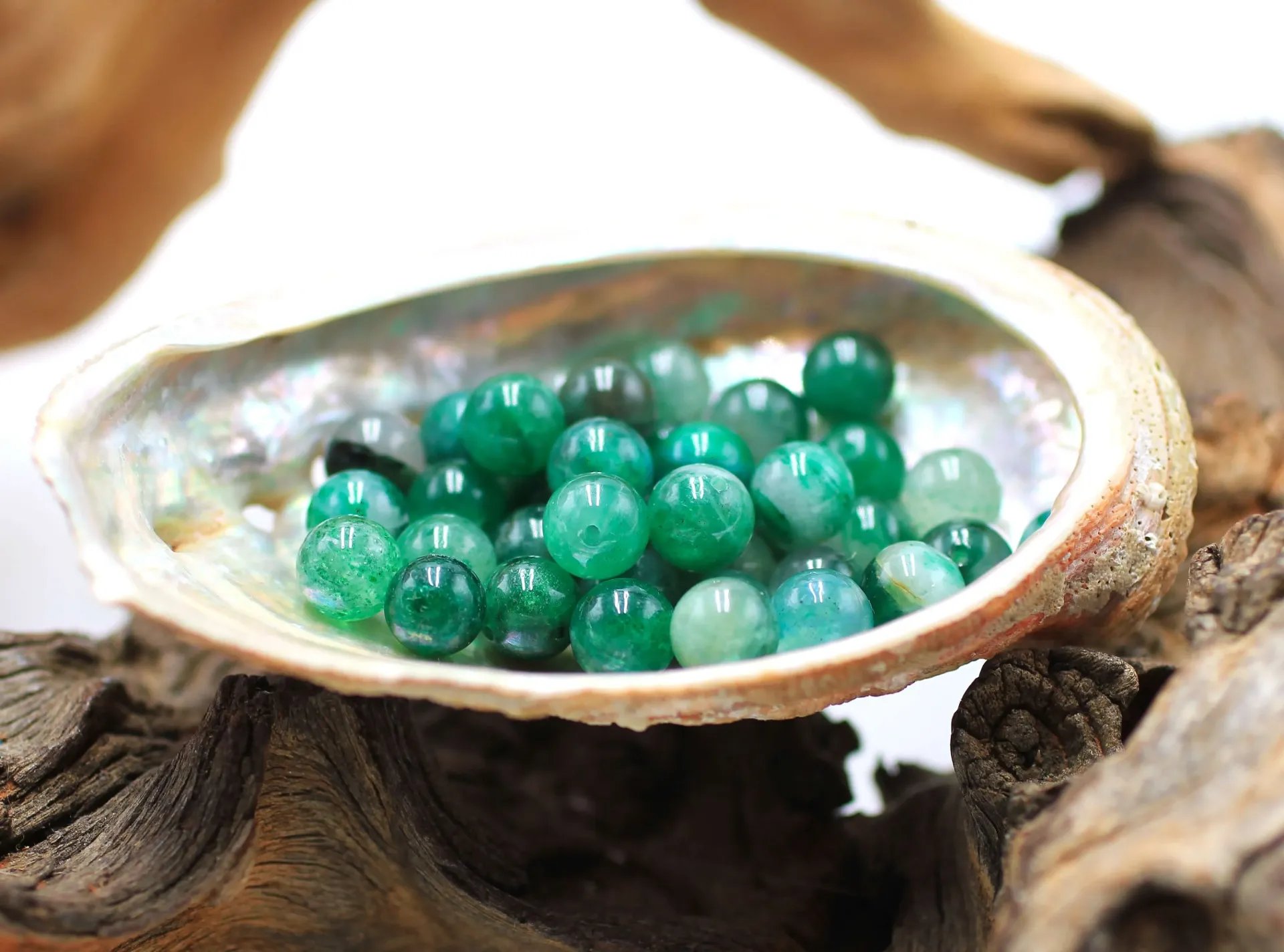 Perle 8mm en Fuschite