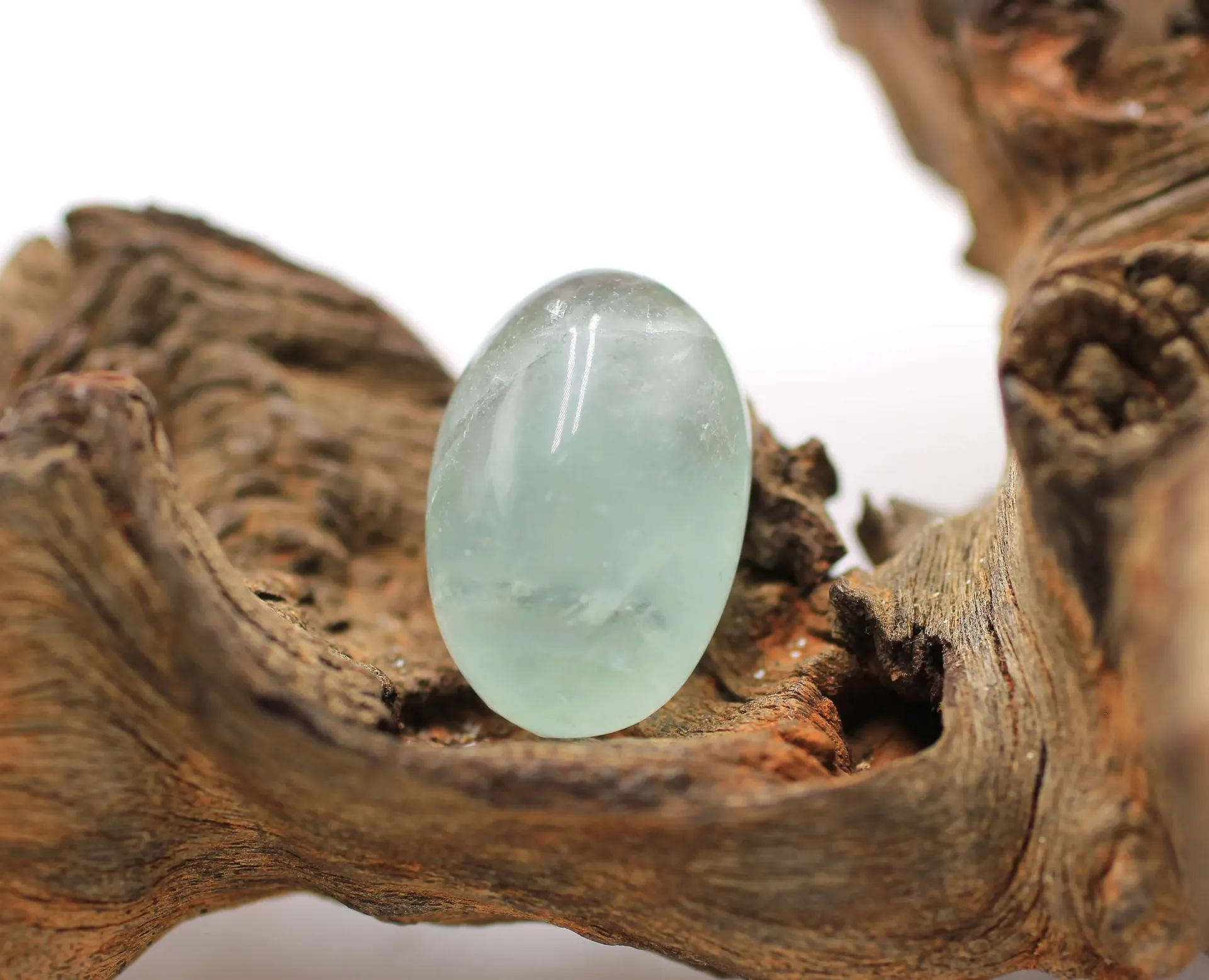 Fluorite verte roulée
