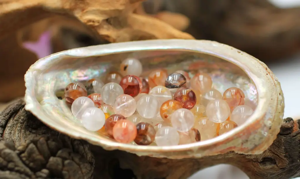 Perle 8mm en Quartz hématoïde