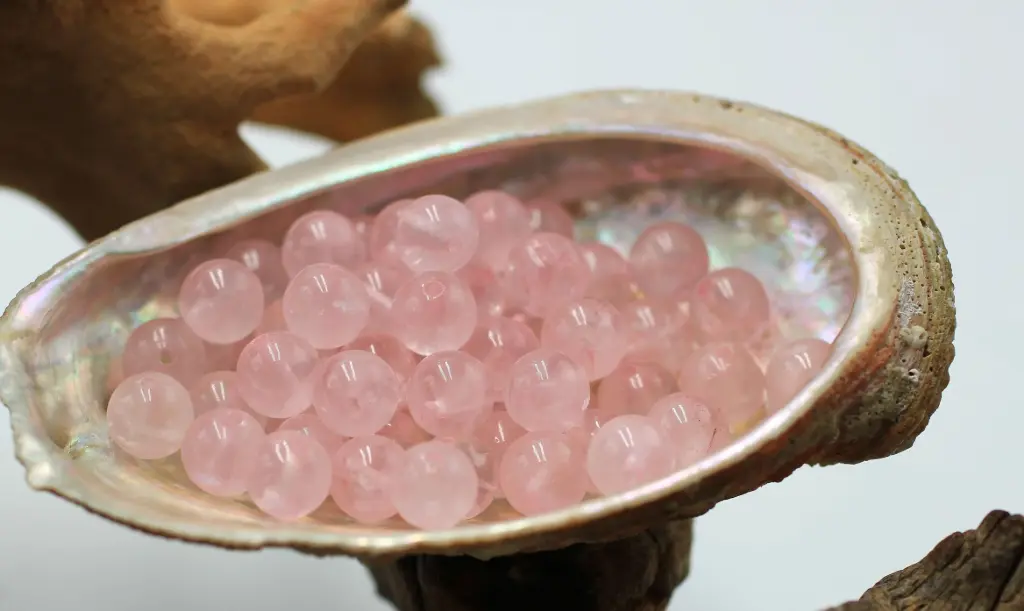 Perle 8mm en Quartz rose