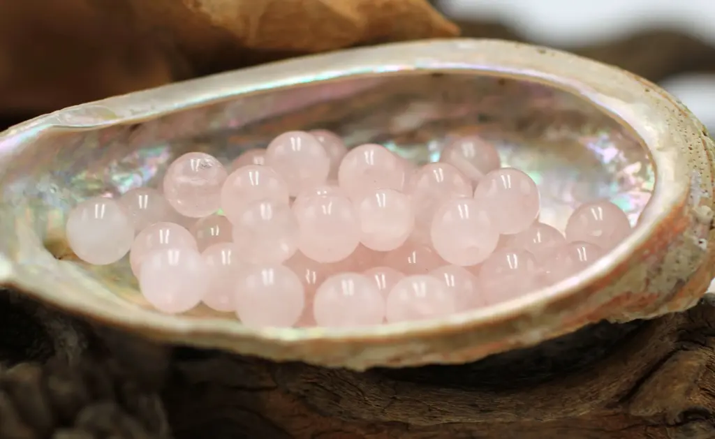 Perle 8mm en Quartz rose