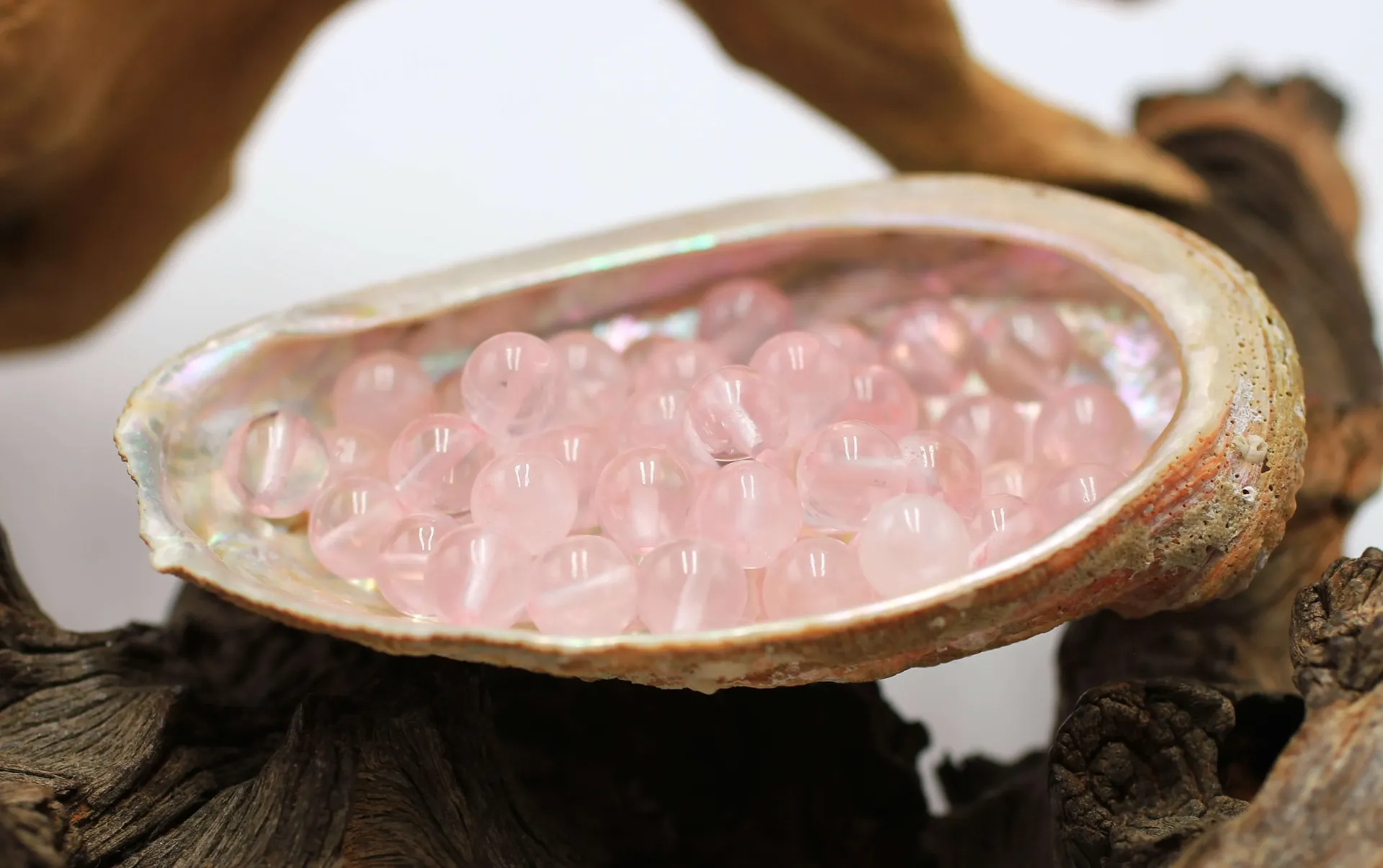 Perle 8mm en Quartz rose