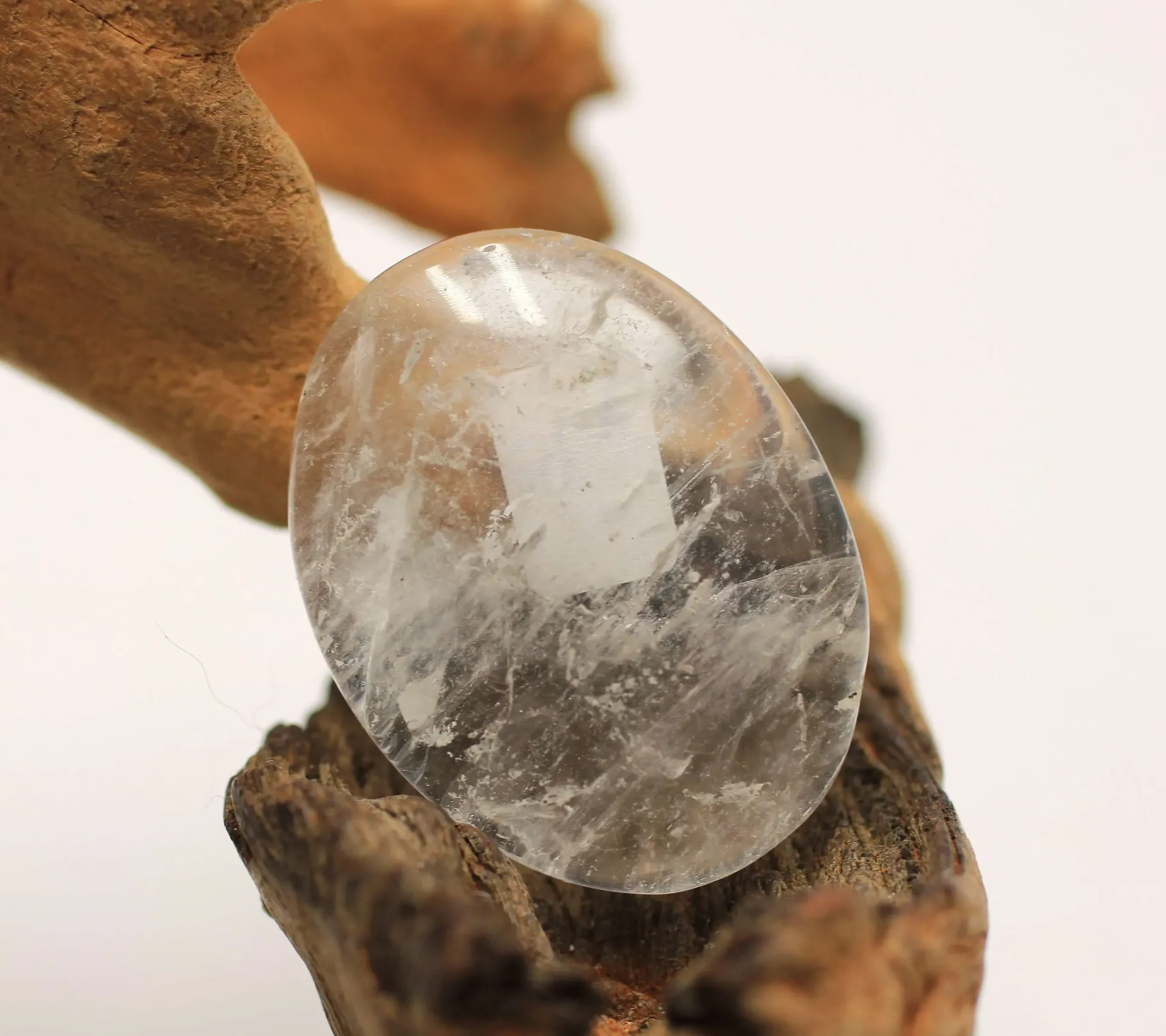 Galet "Anti-stress" en Cristal de roche