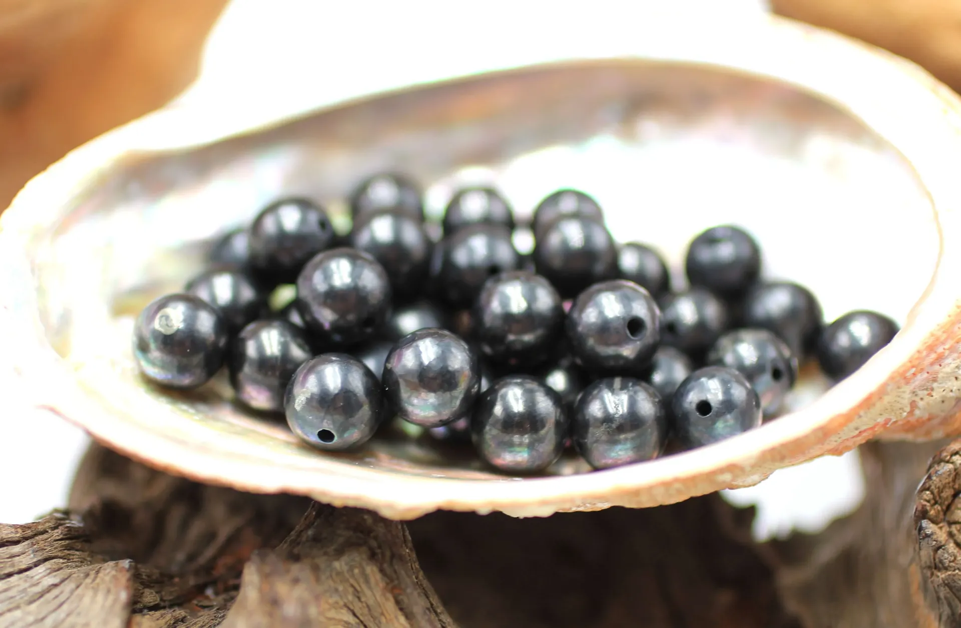 Perle 8mm en Shungite