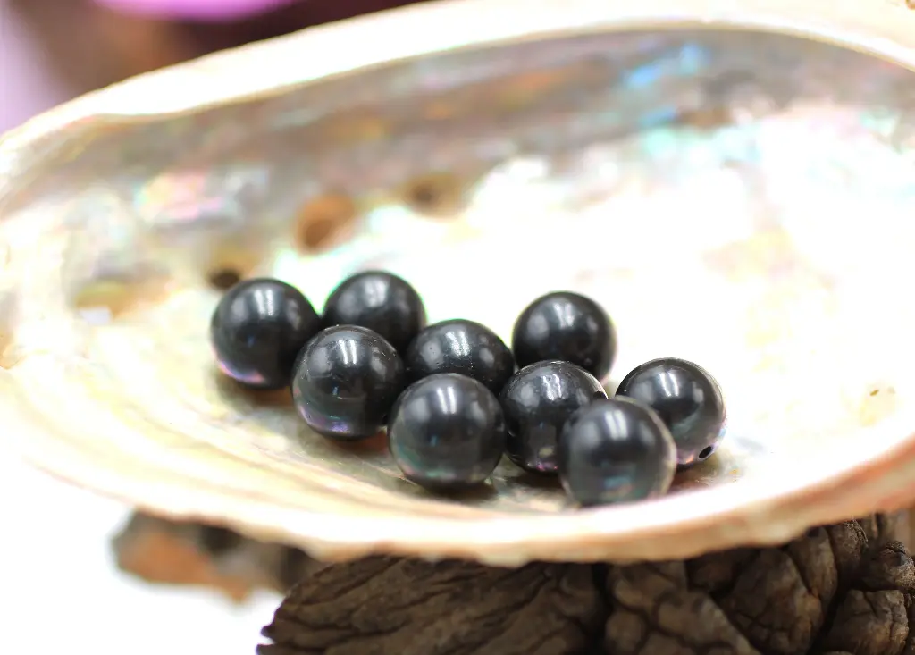 Perle 10mm en Shungite