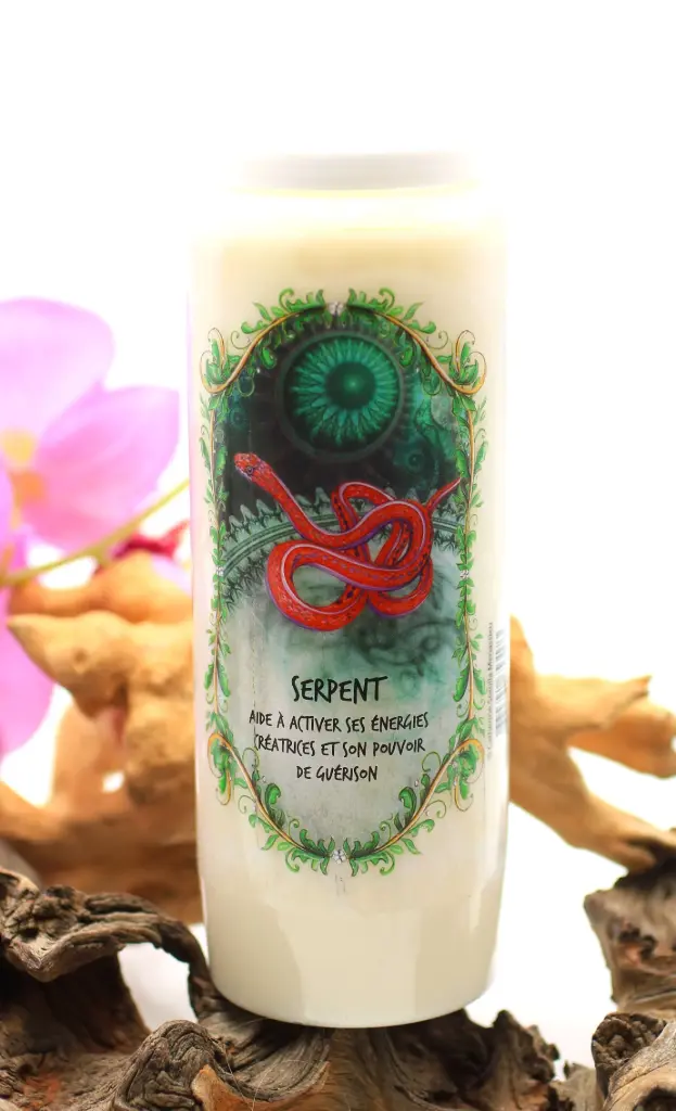 Bougie neuvaine Serpent