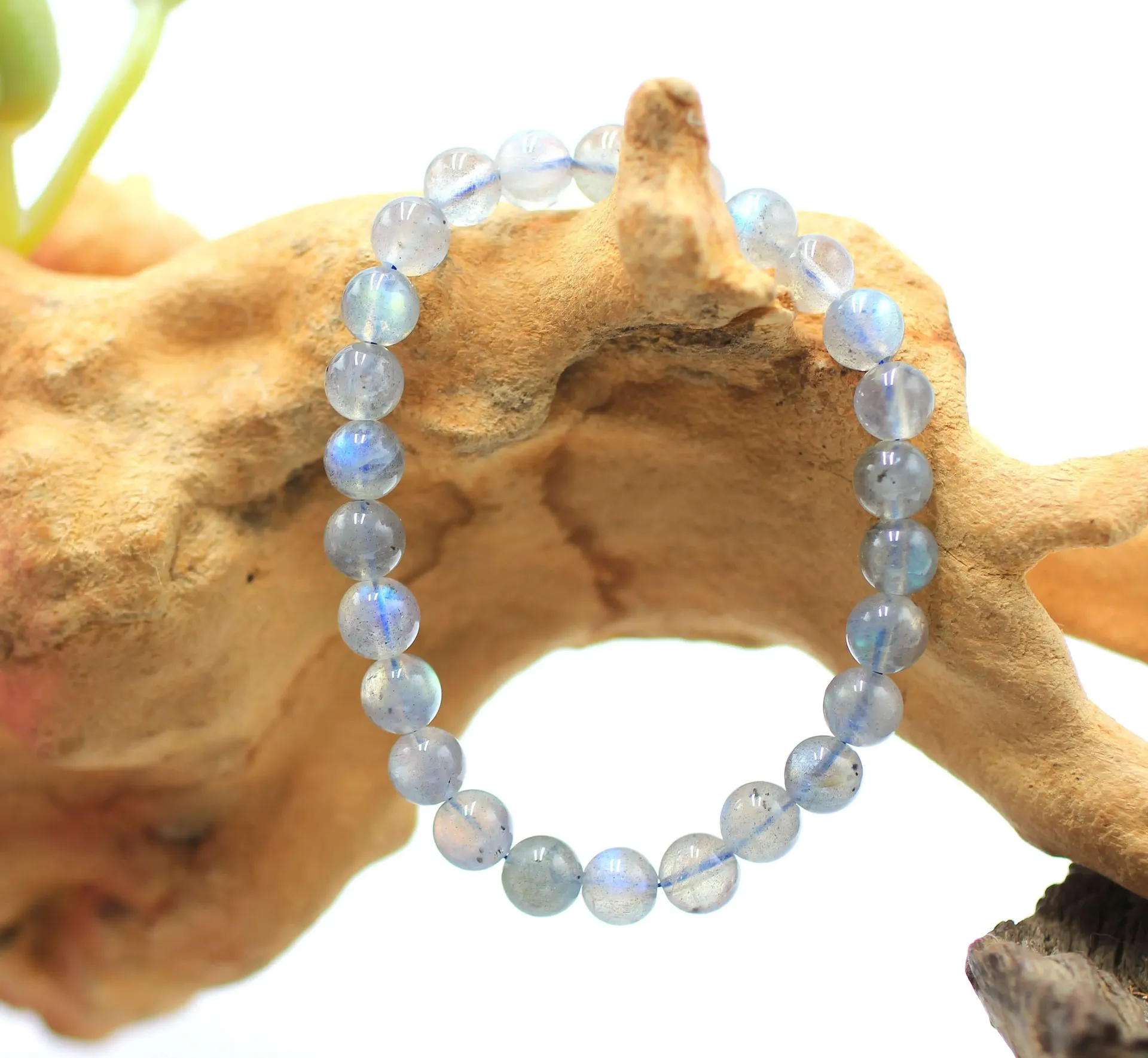 Bracelet en perles 8mm en Labradorite