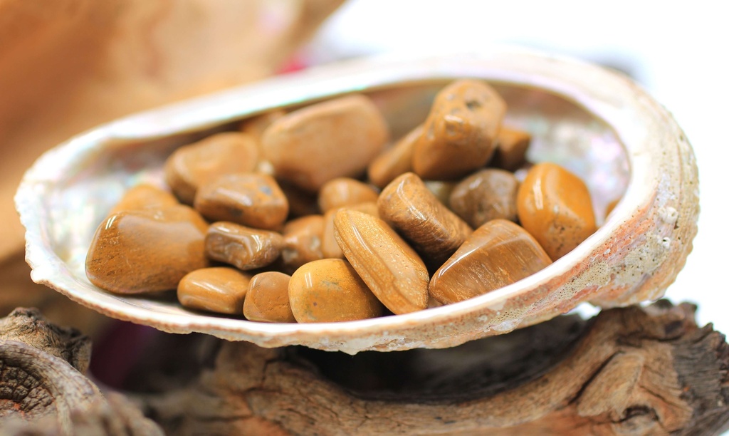 Gravier en Jaspe jaune