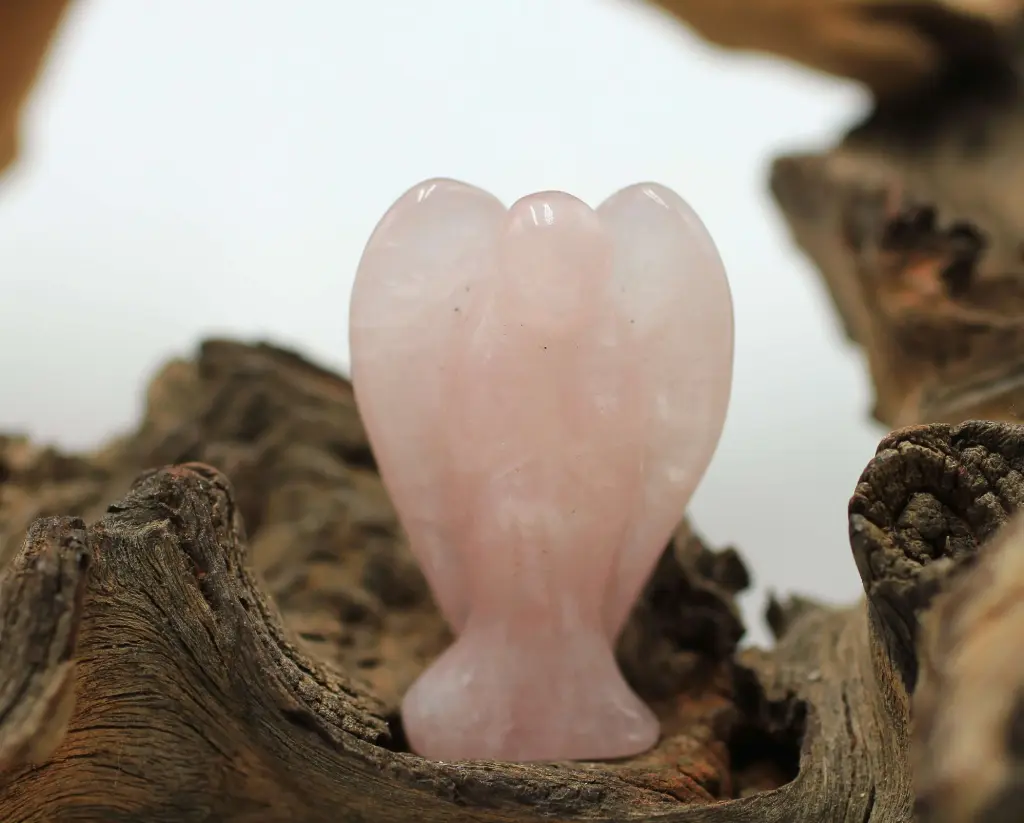 Ange en Quartz rose