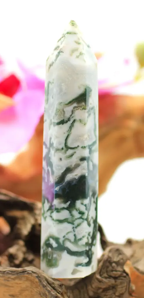 Obélisque en Agate arbre